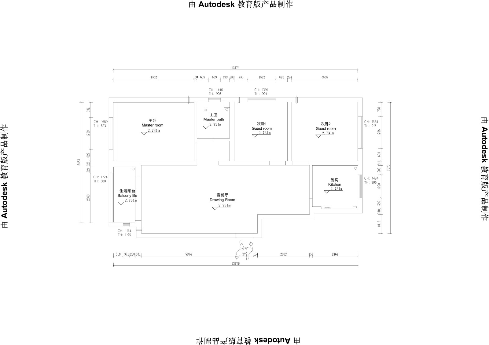 和西苑現(xiàn)代簡約風格戶型圖裝修效果圖