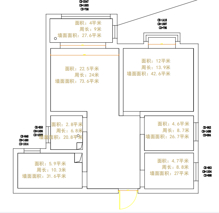 潤都錦園現(xiàn)代簡約風格客廳裝修效果圖